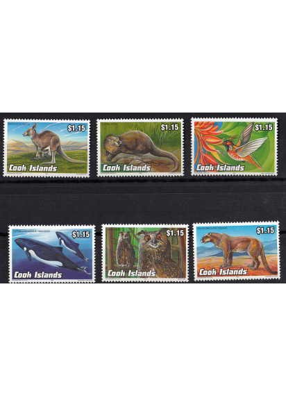 ISOLE COOK 1992 serie completa francobolli nuovi Yvert Tellier 1036/41